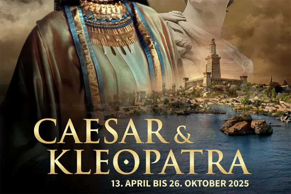 Ausstellungsplakat Ceasar & Kleopatra