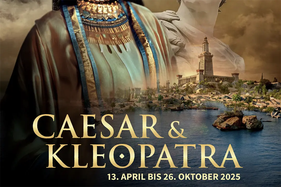 Ausstellungsplakat Ceasar & Kleopatra