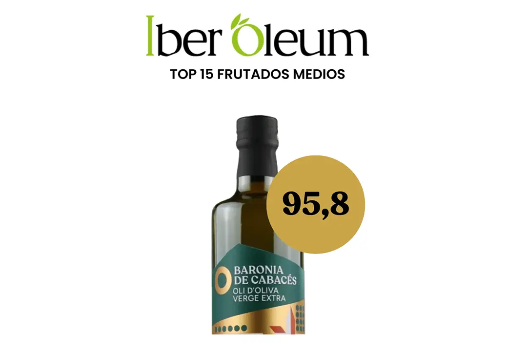 Das Olivenöl "Baronia de Cabacés" gehört zu den besten Olivenölen Spaniens! Das native Olivenöl extra wurde bei den "Iber Oleum Awards" 2025 mit 95,8/100 Punkten unter die TOP 15 der Kategorie "Mittelfruchtig" gewählt.
