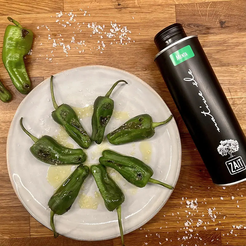 pimientos mit zait minzoel