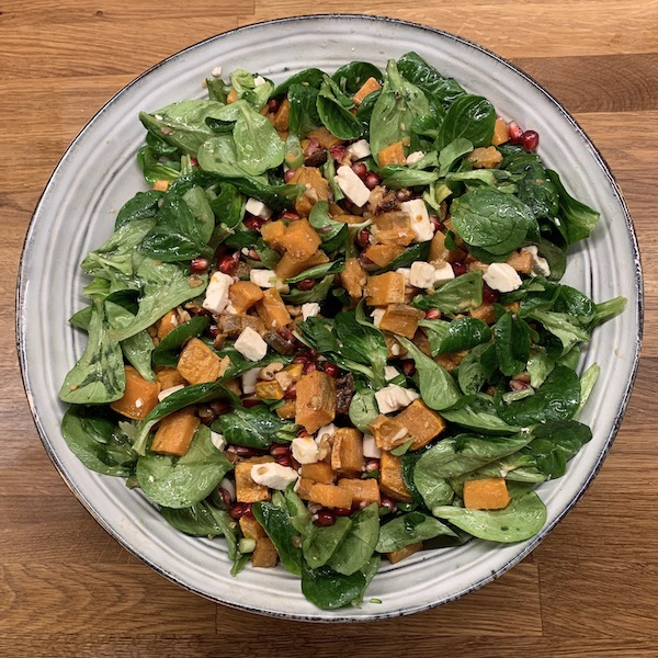 wintersalat mit zait olivenoel kreta